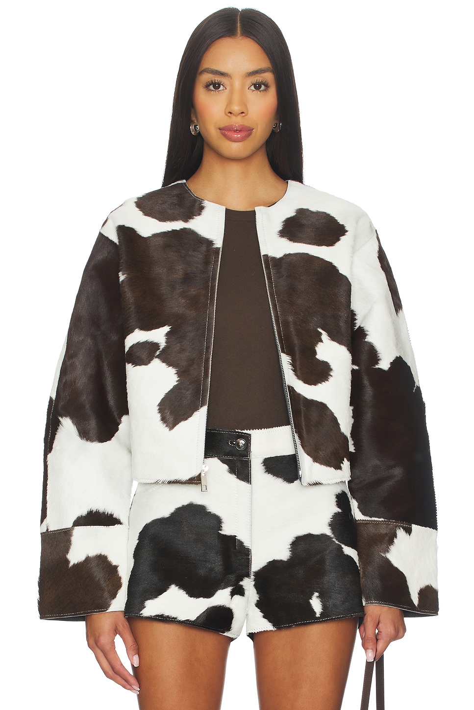 ジャケット・アウター wyut ZUT Tokyo Jacket in Black Cowhide | REVOLVE