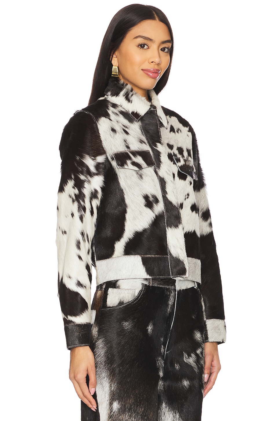Cowhide Leather Jacket - Thumbnail 2