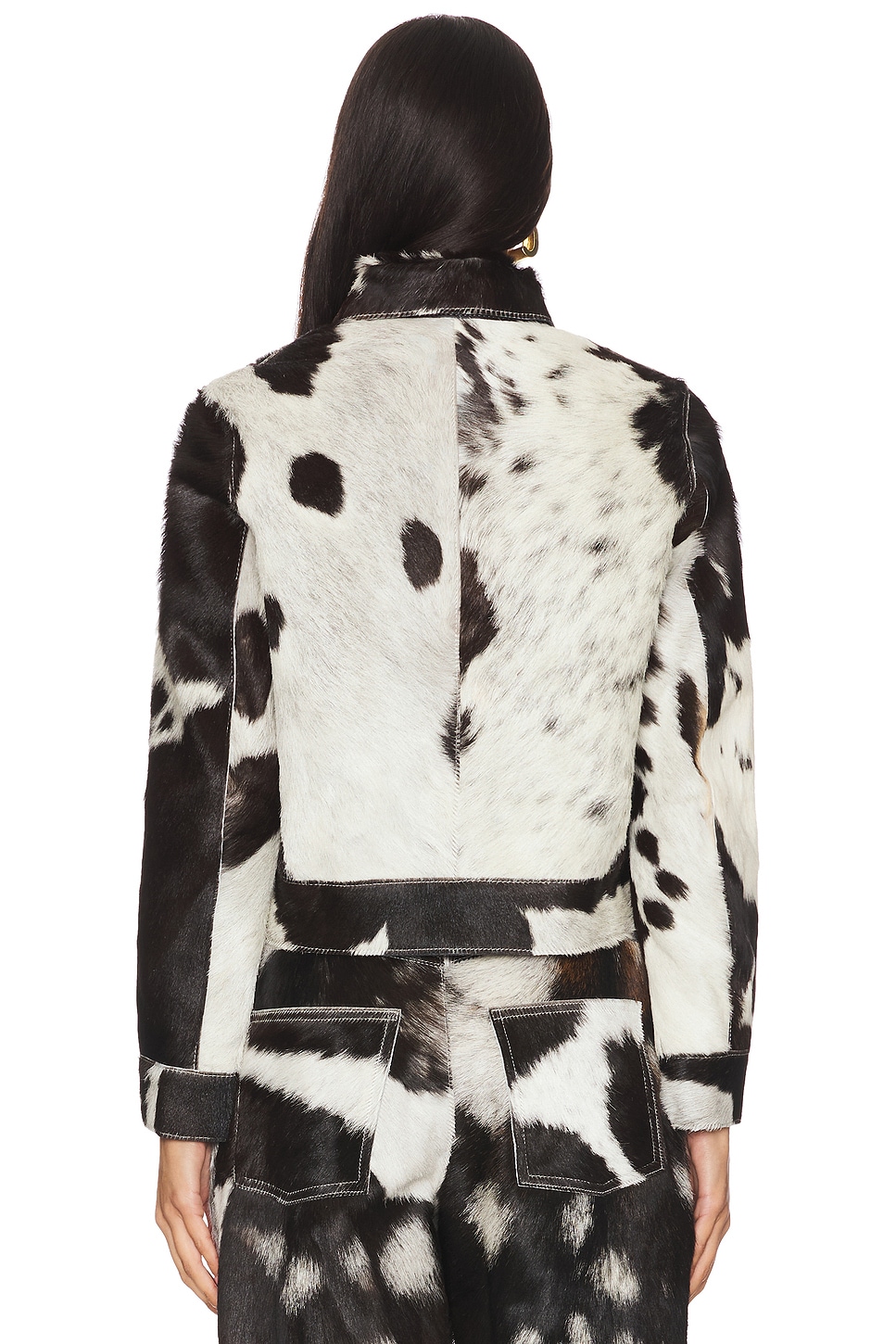 Cowhide Leather Jacket - Thumbnail 3