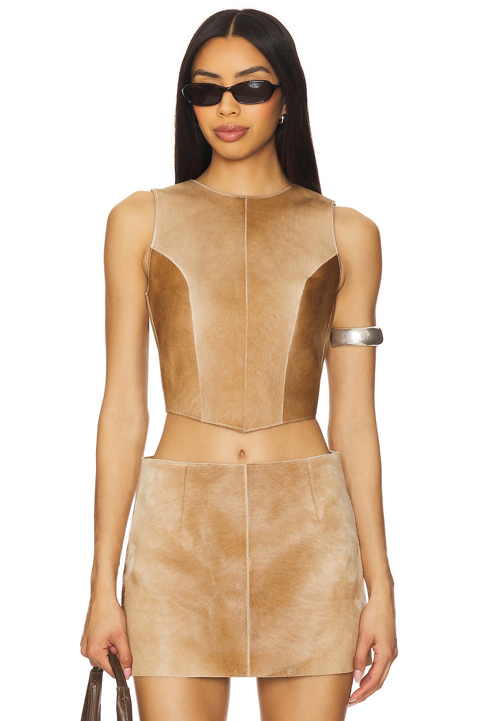 x REVOLVE Sammy Cowhide Top