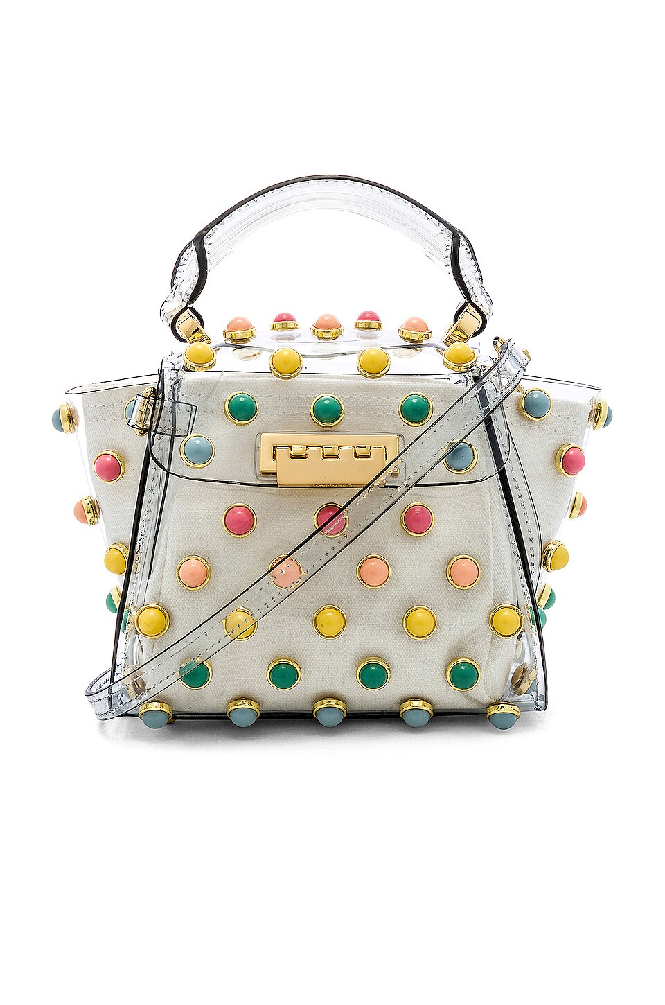 Zac Zac Posen Eartha Mini Top Handle Crossbody in Clear REVOLVE