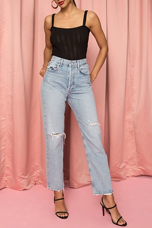 90's Mid Rise Loose Fit