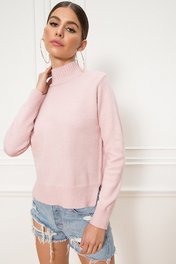 Image 1 of Izzy Sweater in Baby Pink