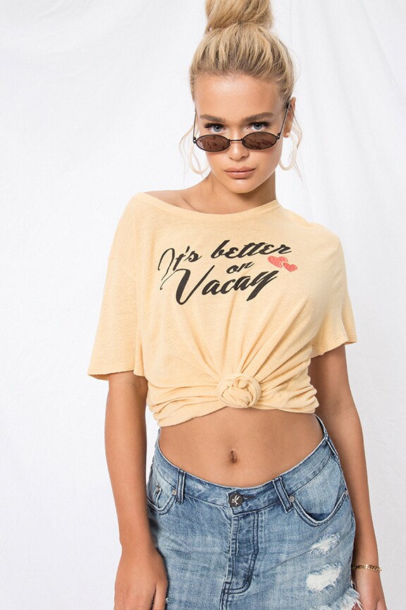 Image 1 of Sol In Love Tee in Sun Ray