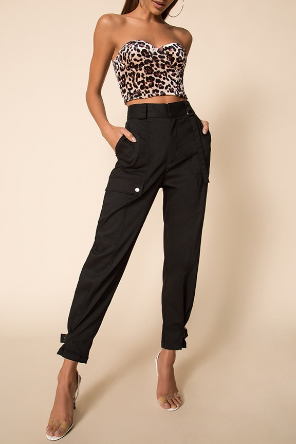 Image 1 of Riley Cargo Pant in Black