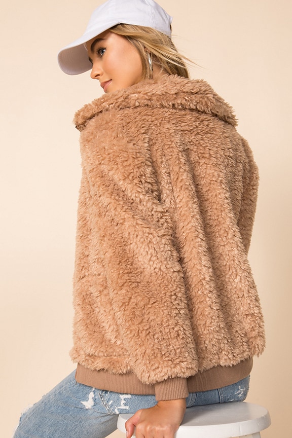 bb dakota teddy bear coat