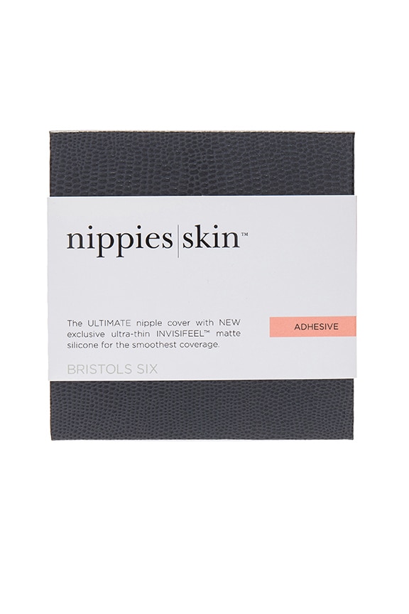 Bristol 6 Adhesive Nippies Skin Covers Dark S1-Dark - Free