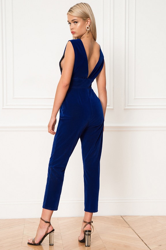 gloria deep v jumpsuit