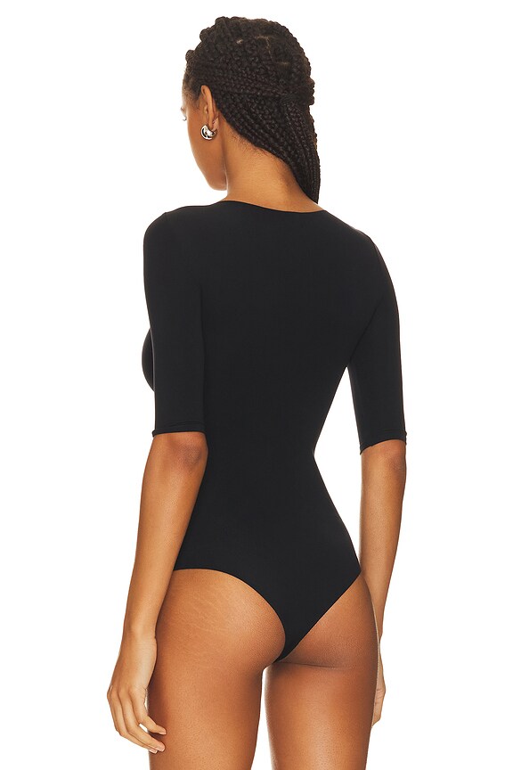 Commando Ballet Boatneck Bodysuit In Black