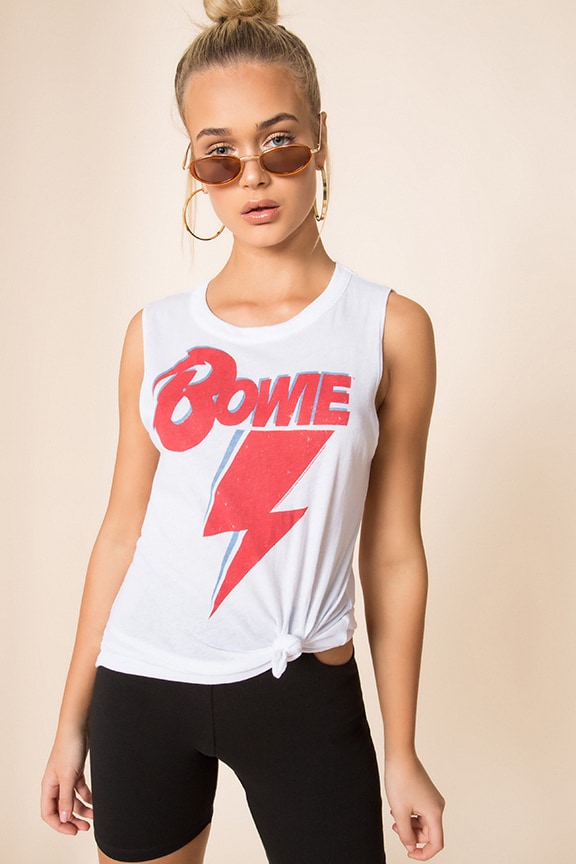Image 1 of Bowie Bolt Tank in White