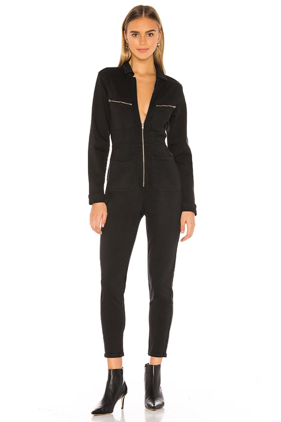 Image 1 of Lennox Jumpsuit in Black as Night