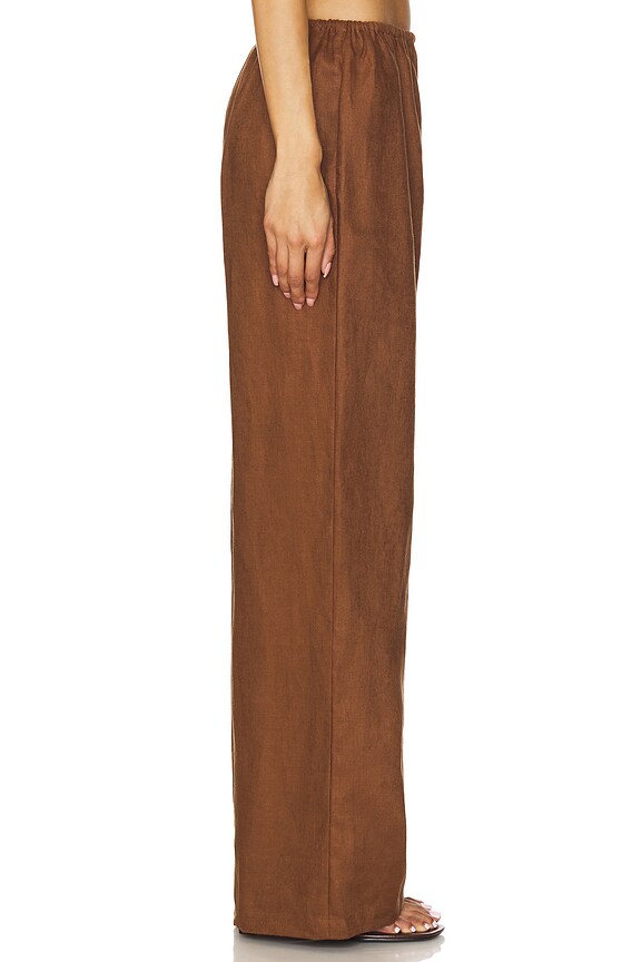 Shop Lovers & Friends Asa Easy Pant In Chocolate