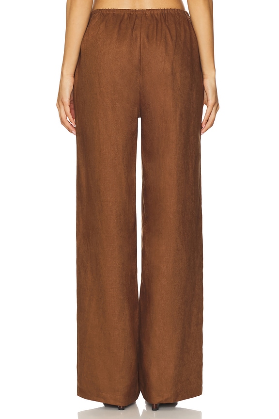 Shop Lovers & Friends Asa Easy Pant In Chocolate