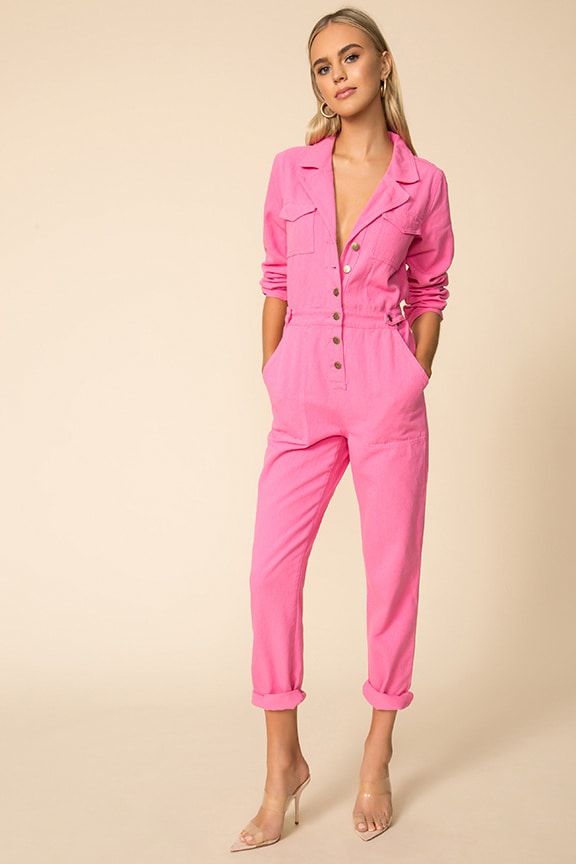 Image 1 of Kinetic Jumpsuit in Pink