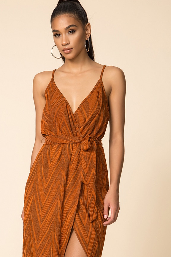minkpink wrap dress