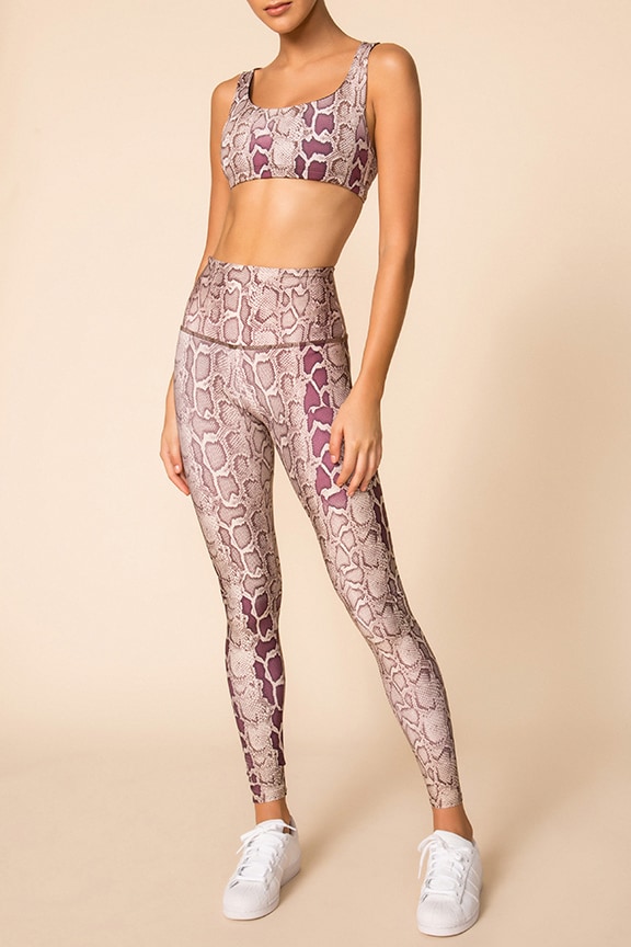 Image 1 of High Rise Graphic Legging in Viper