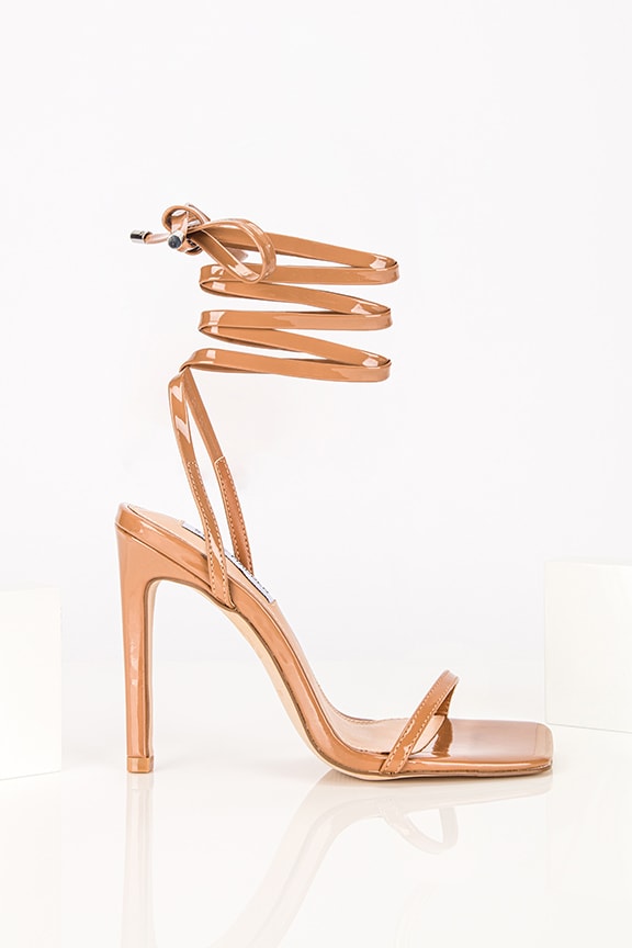 Image 1 of Uplift Strappy Heel in Camel Patent