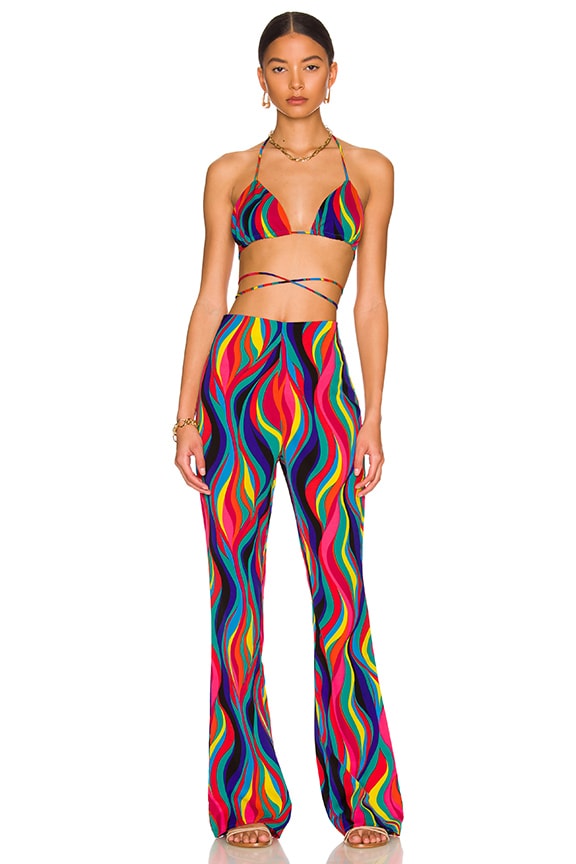 Image 1 of Tamera Bra Pant Set in Multicolor