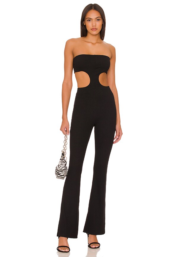 Image 1 of Darcey Cut Out Jumpsuit in Black
