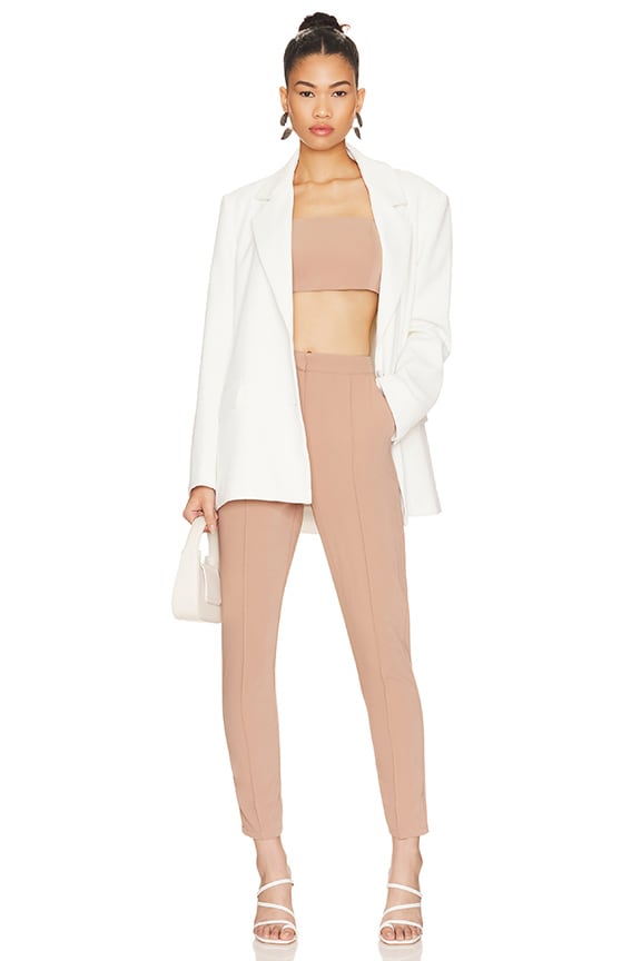 Superdown Remy Bandeau Pant Set In Nude