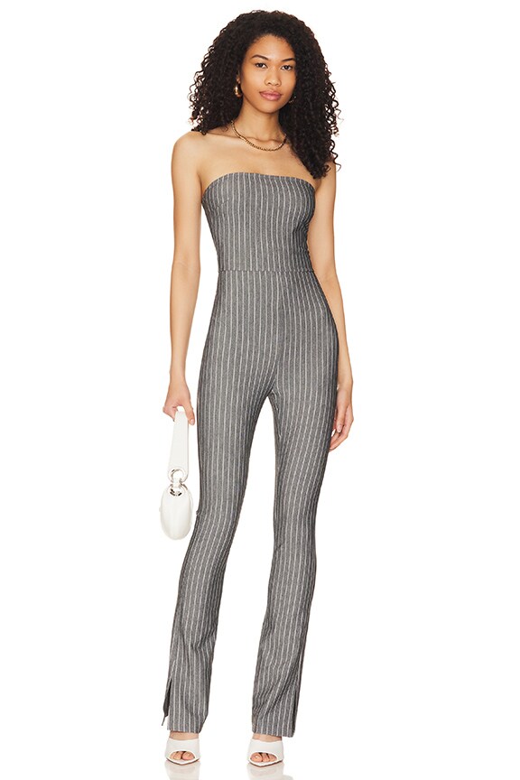 superdown Kristina Jumpsuit in Grey