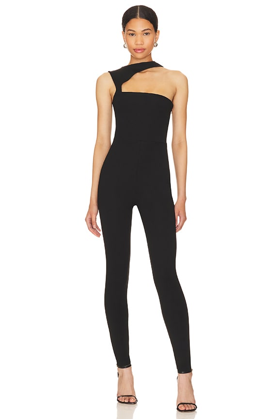 Shop Superdown Adriana Jumpsuit In Black