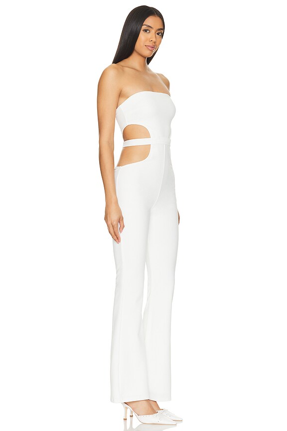 Superdown Jasna Jumpsuit In White