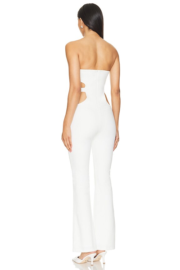 Superdown Jasna Jumpsuit In White