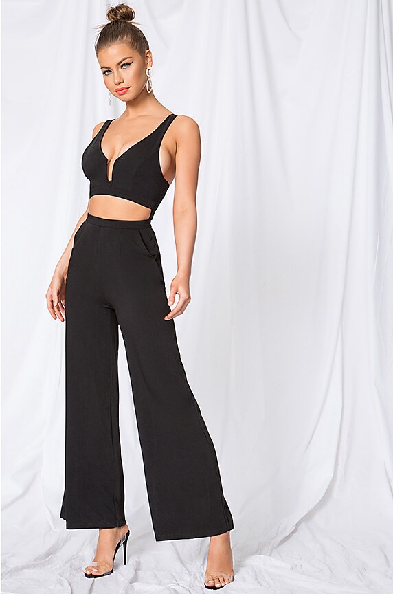 Image 1 of Billi Cut Out Jumpsuit in Black