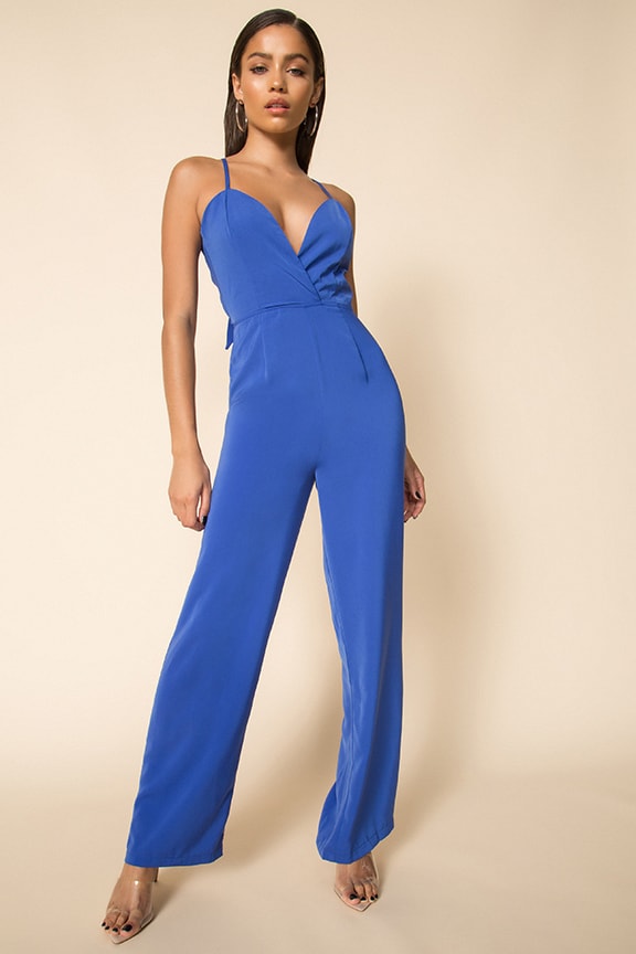 leona lace wide leg jumpsuit