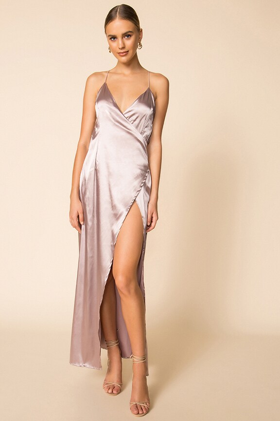 Image 1 of Dolly Maxi Dress in Mink