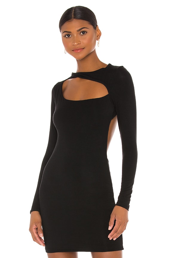 Image 1 of Sarah Cut Out Dress in Black