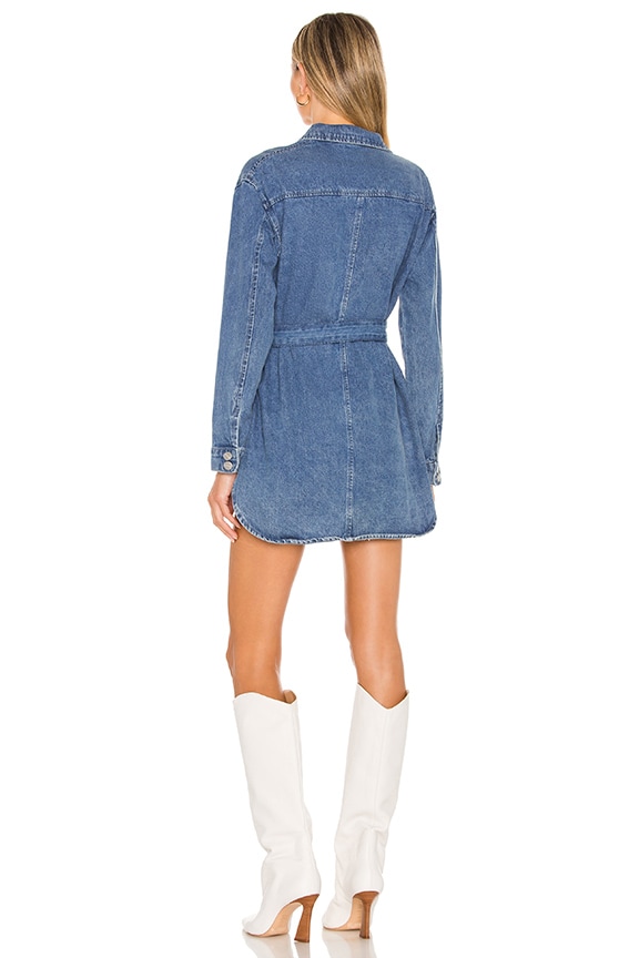 Superdown Kelsie Denim Dress In Denim