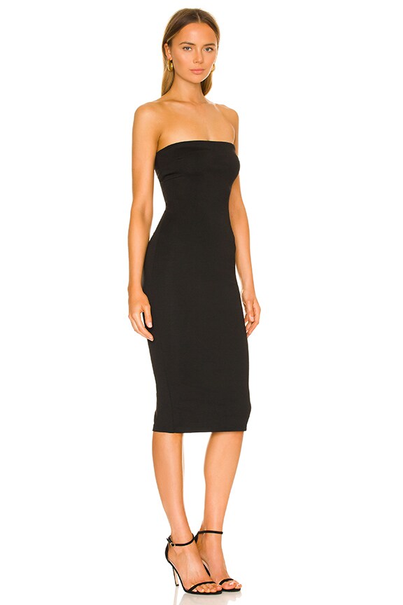 Lilian Sequin Strapless Lace-Up Mini Dress