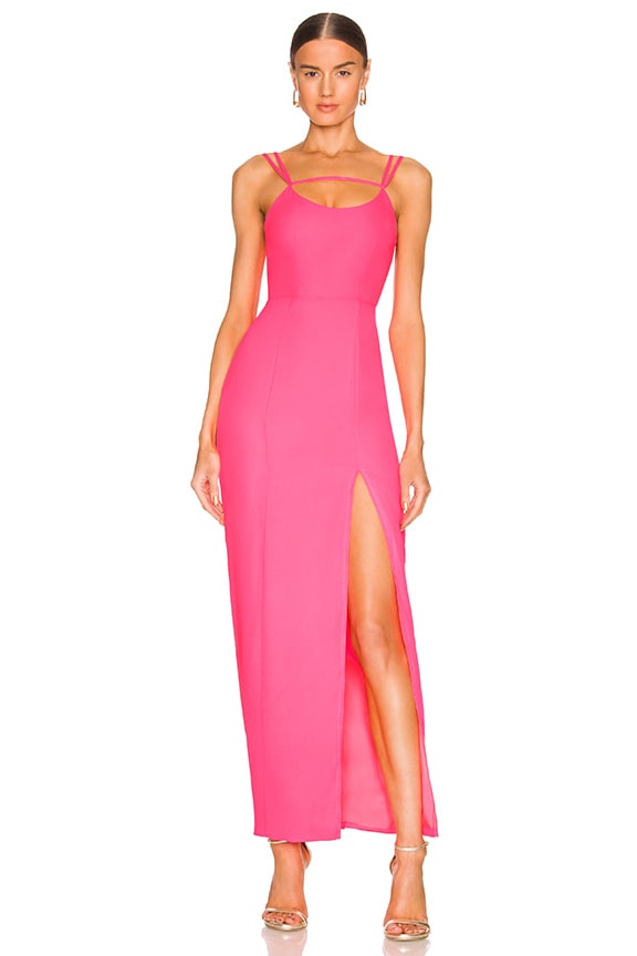 Shop Superdown Analisa Maxi Dress In Pink