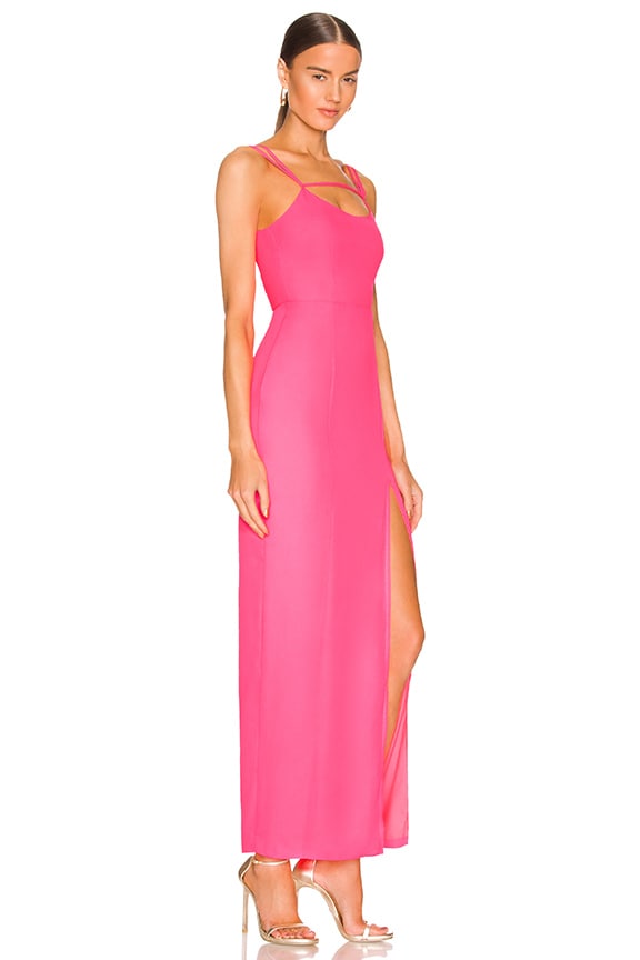 Shop Superdown Analisa Maxi Dress In Pink