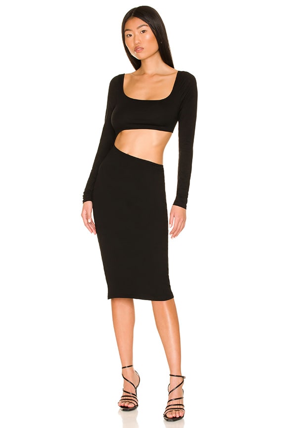 Image 1 of Lola Cut Out Dress in Black