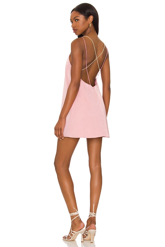 Image 1 of Breanna Strappy Shift Dress in Pink
