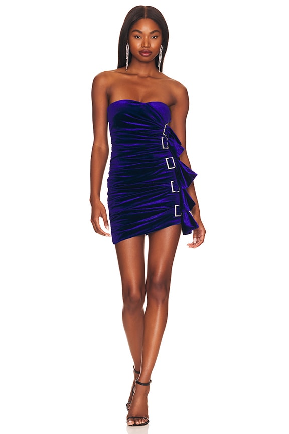 Image 1 of Mara Mini Dress in Blue