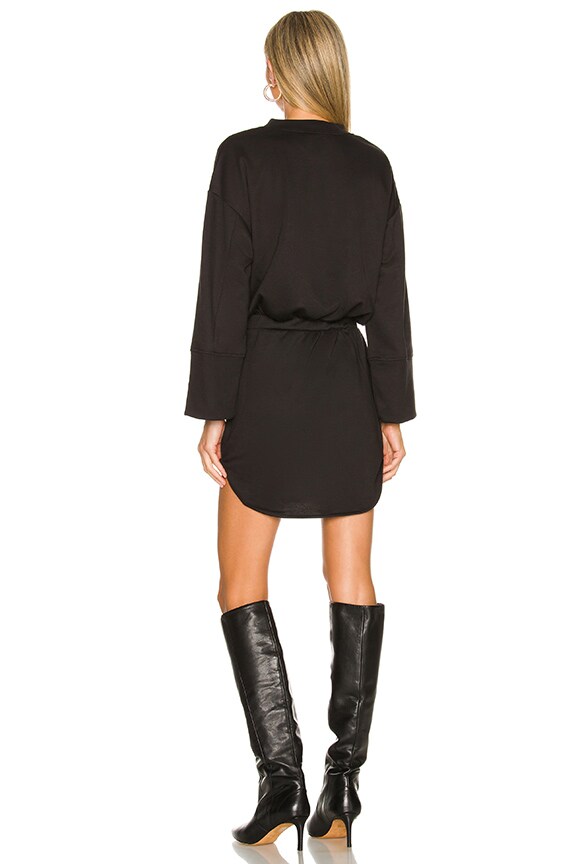 Shop Superdown Lana Sweatshirt Dress In Black