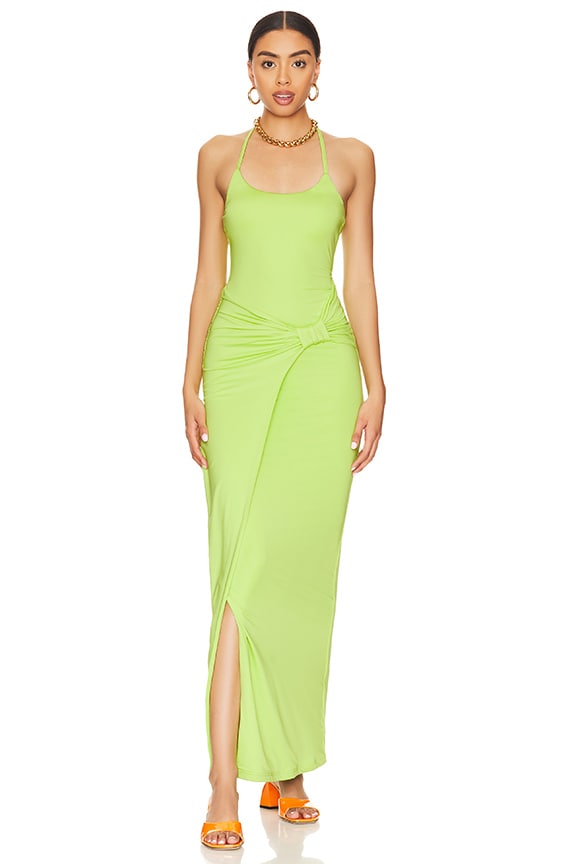 Image 1 of Brie Maxi Dress in Lime