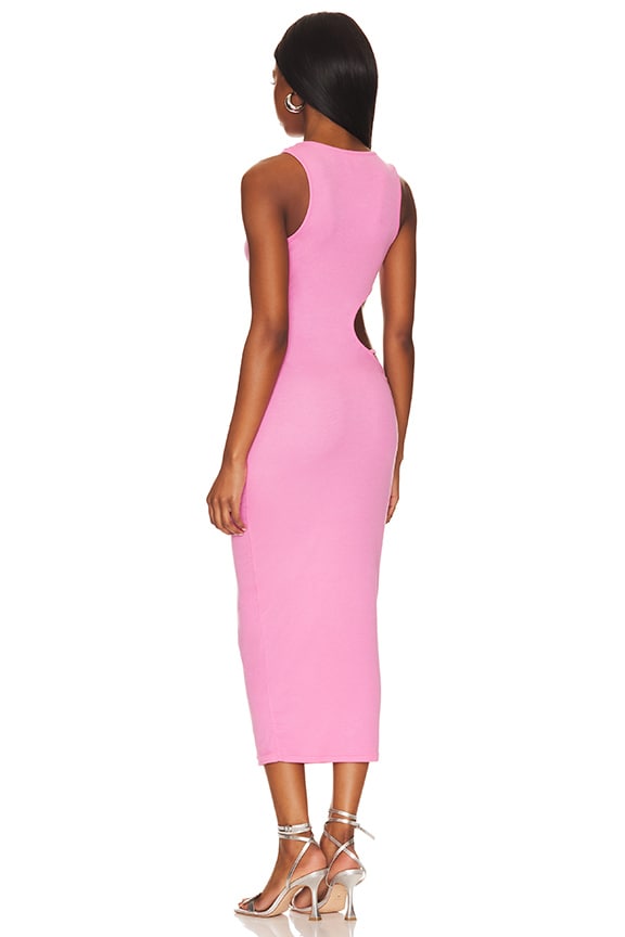 Shop Superdown Louella Cut Out Dress In Pink