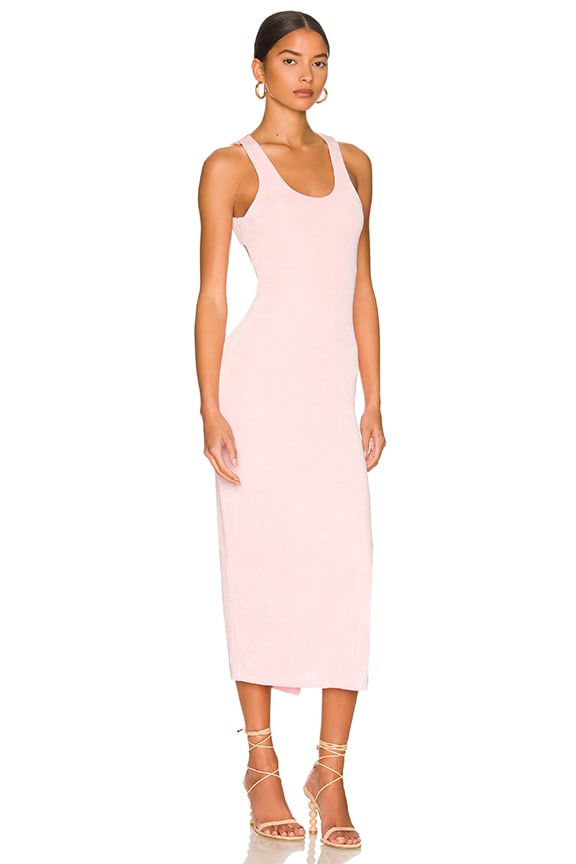 Shop Superdown Marissa Midi Dress In Baby Pink