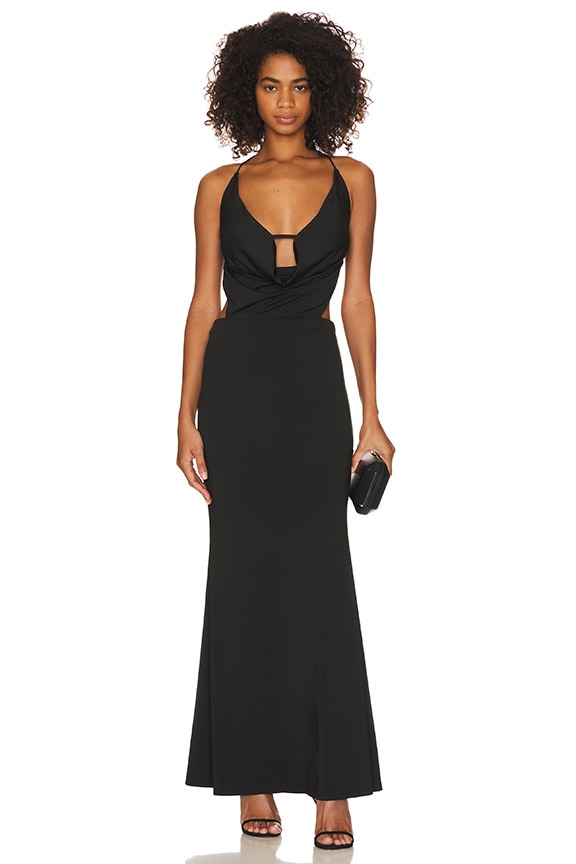 Shop Superdown Tina Gown In Black