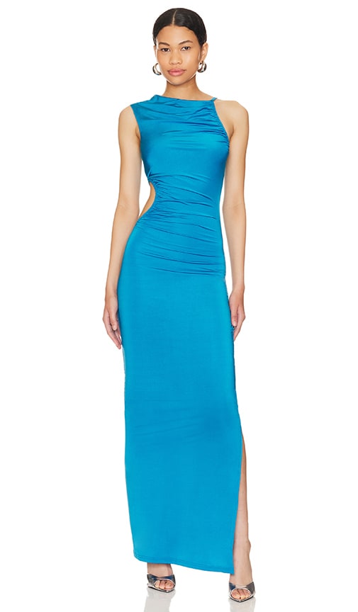 Image 1 of Nicola Maxi Dress in Blue