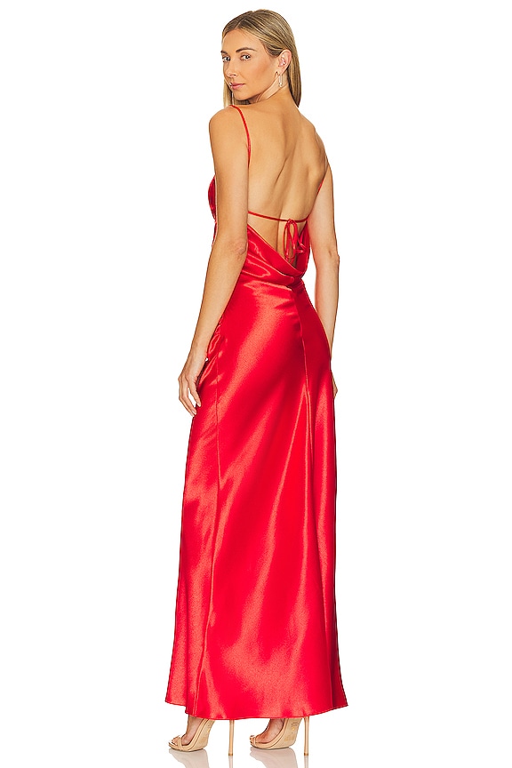 Shop Superdown Lanthea Maxi Dress In Red