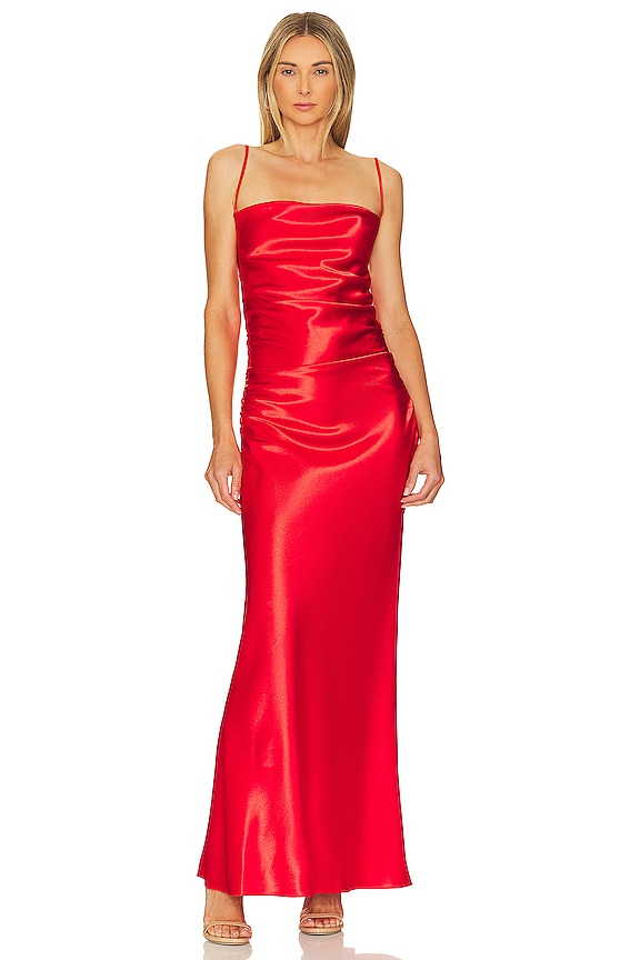 Shop Superdown Lanthea Maxi Dress In Red