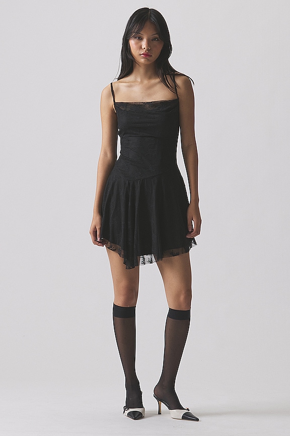 Superdown Maddie Mini Dress In Black