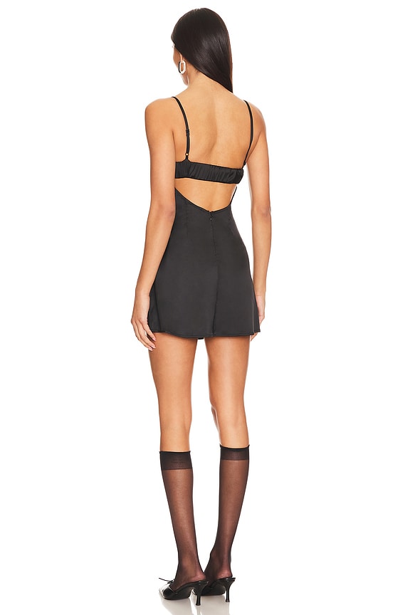 Superdown Claire Mini Dress In Black