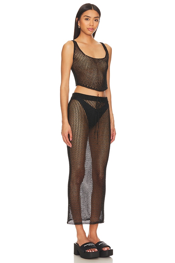Superdown Gabija Skirt Set In Black